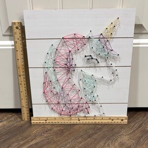 Hobby Lobby Unicorn String Art Picture Decor